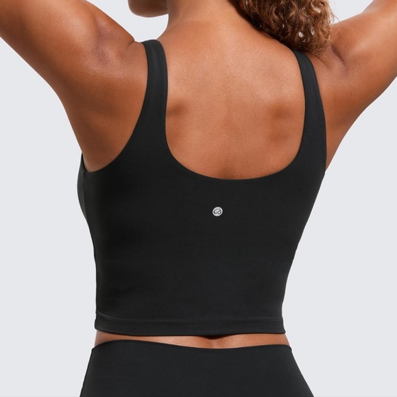 NWT CRZ YOGA Small women's Butterluxe U back longline sports bra - Picture 2 of 8